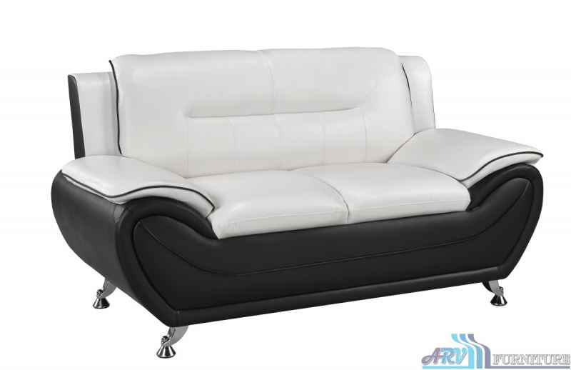 LeatherSofa-Furniture-BR-3330-L-WhiteBlack